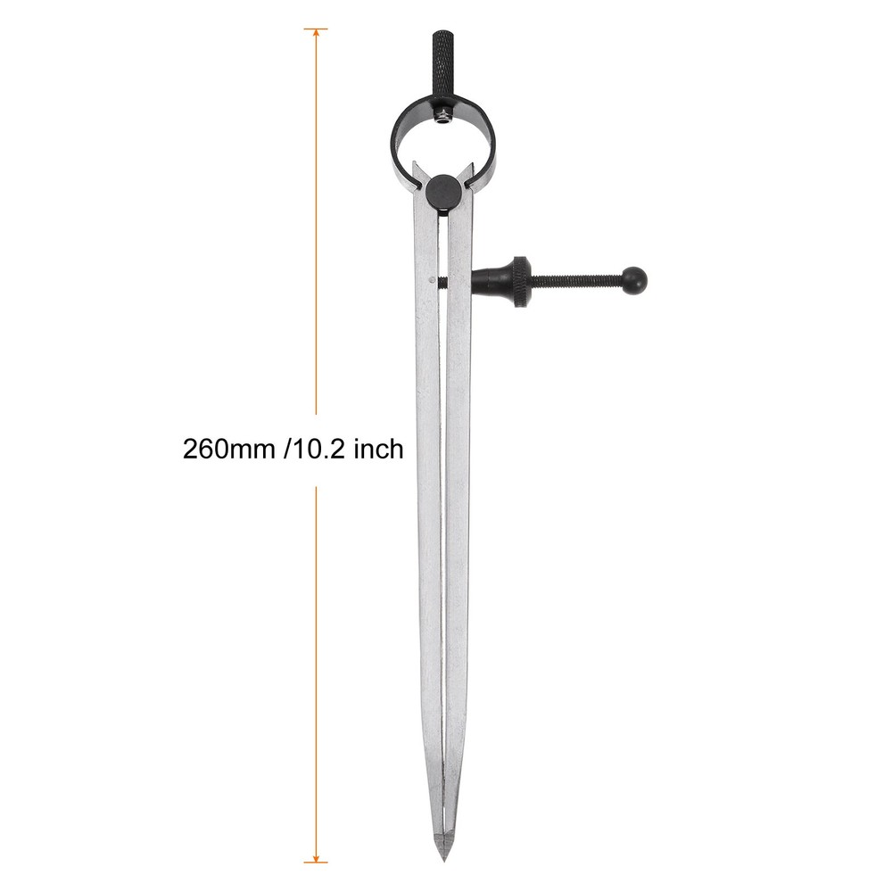 Spring Joint Caliper 8" Adjustable Spring Divider Caliper with Solid Nut