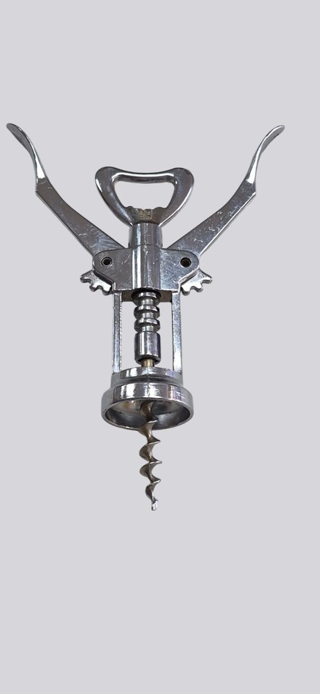 Irvinware Chrome Wing Corkscrew & Bottle Opener – Vintage Barware Tool