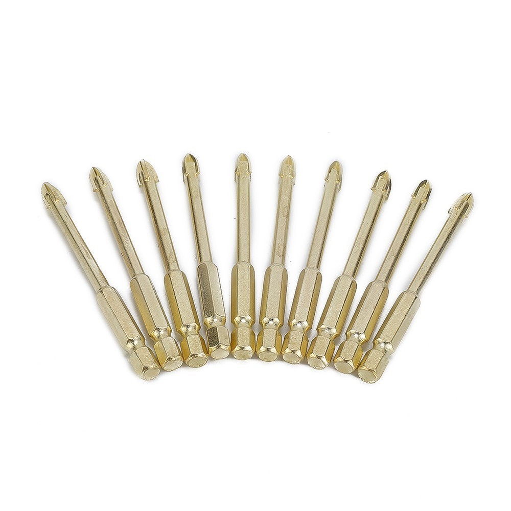 10pcs 6mm Multi-Material Tile Drill Bits Sets For Ceramic Porcelain Masonry Part
