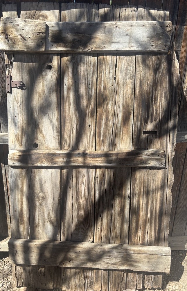Antique Pine Miner Adit Door