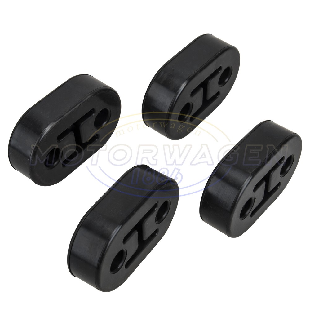 4PACK Heavy Duty Rubber Exhaust Tail Pipe Mount Bracket Hanger Bushing Insulator