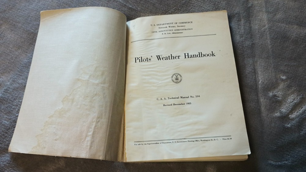 1955 Pilots Weather Handbook