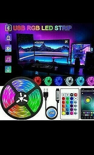 RGB LED Strip Light USB Bluetooth 5V 10m/32foot