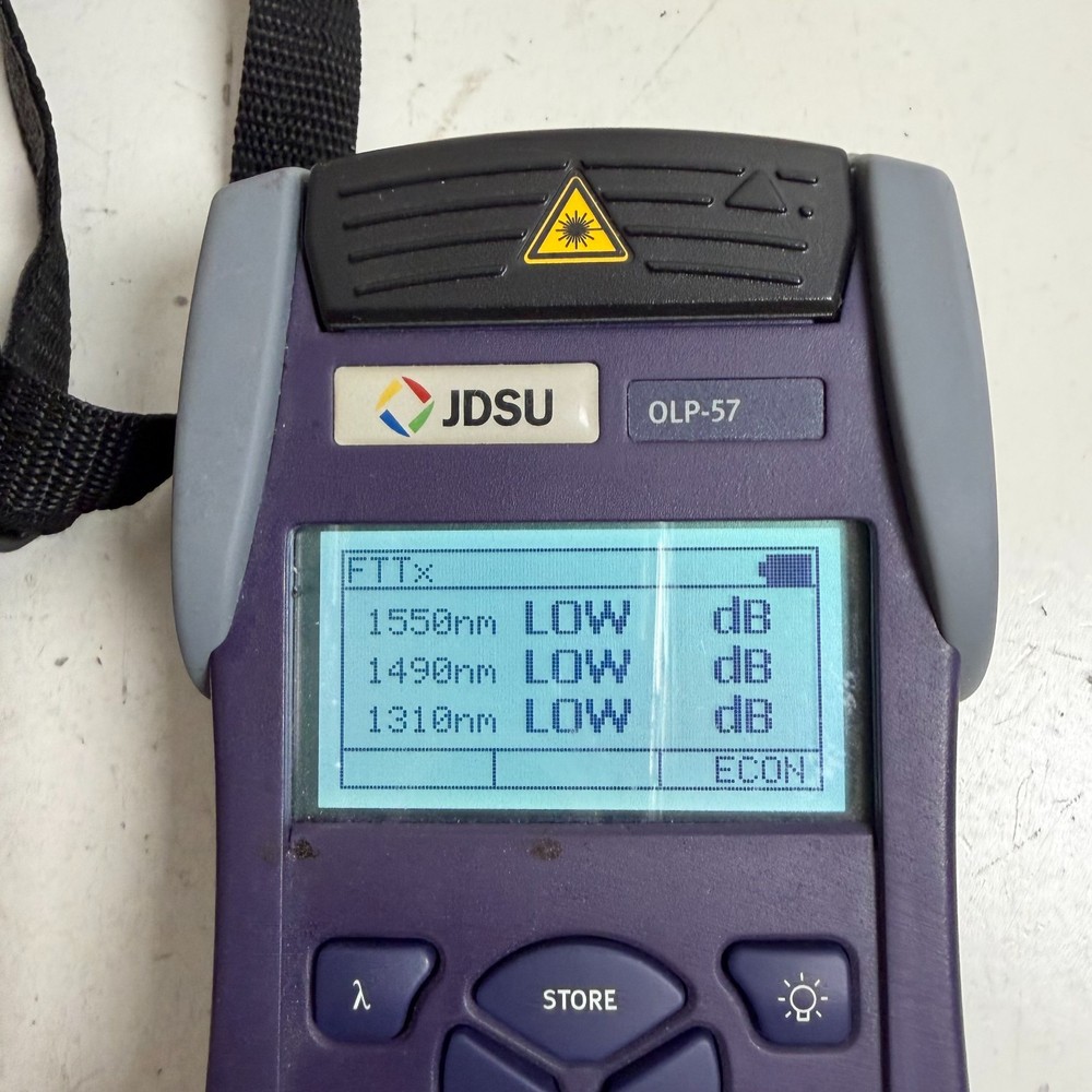 JDSU OLP-57 Purple USB Handheld Digital Testing Smart Optical Power Meter
