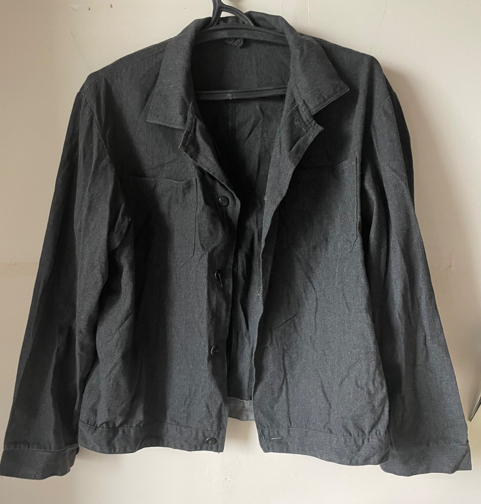 Russian PRISON UNIFORM robe GREY jacket/2 year 1990-s size 48/3