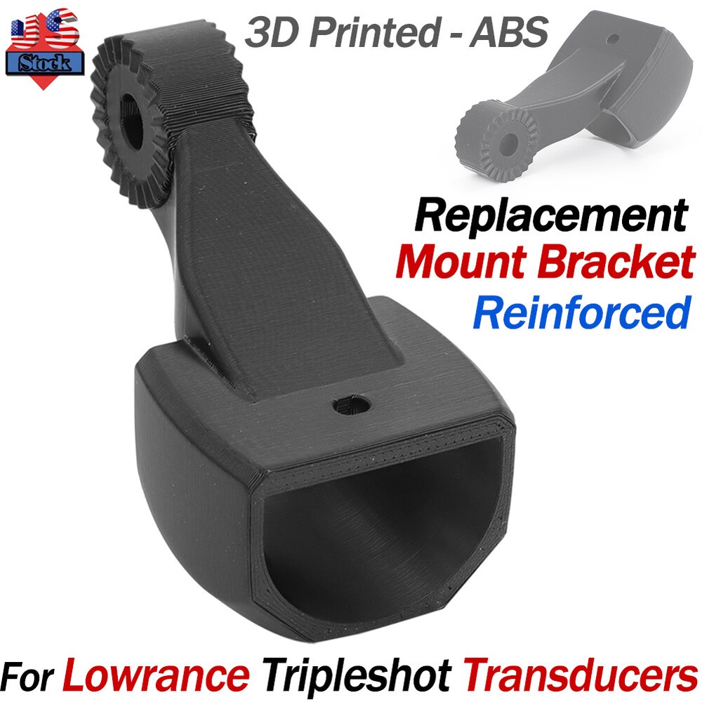 For Lowrance TripleShot  Transducer Mount Bracket Support Replacement Reinforced