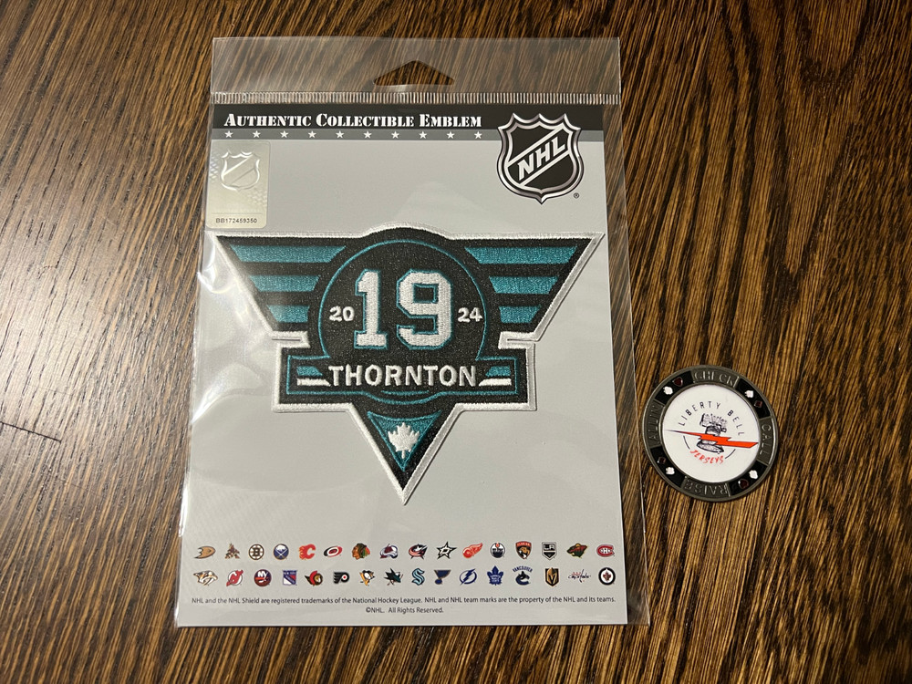 Joe Thornton San Jose Sharks Legends Game Patch