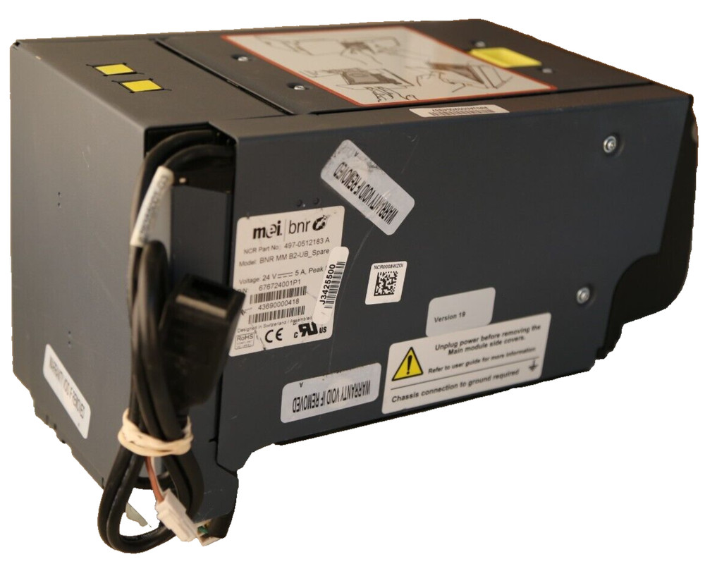 Bill Note Recycler; Main Module, Recycler, 2 Denomination Bin, for NCR 7350 Fast