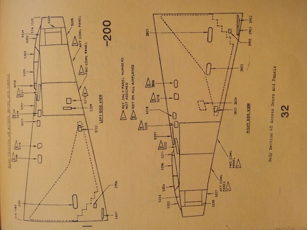 Mechanics Reference Station & Panels 727-100/200 Guide Handbook Manual