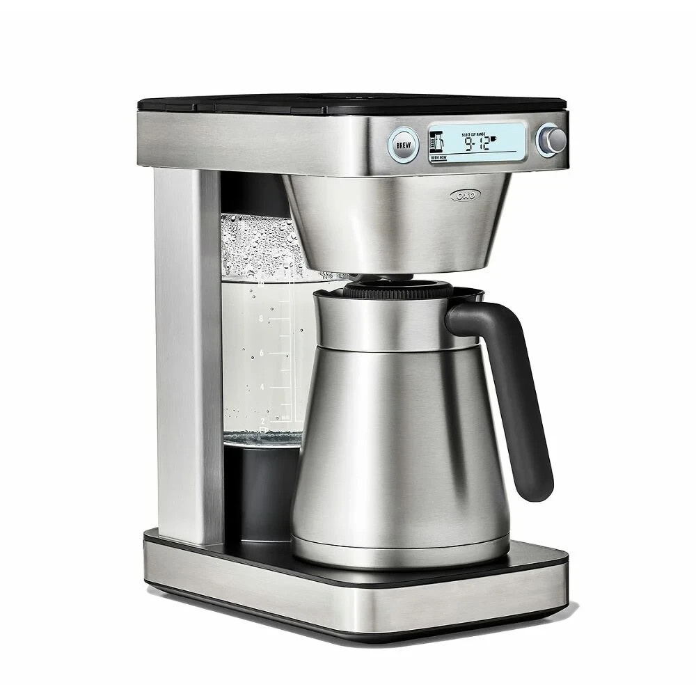 OXO Brew 12-Cup Coffee Maker With Podless Single-Serve Function, Silver- 8721200