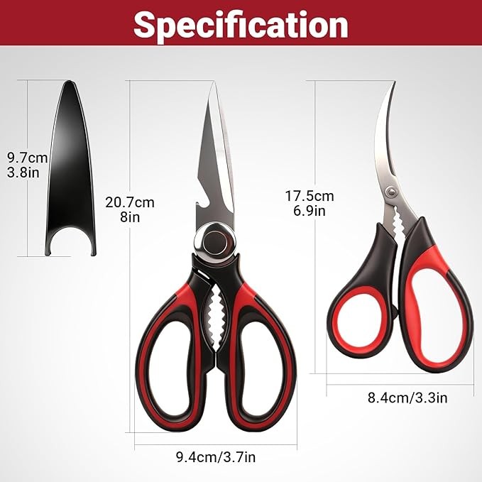 Heavy Duty Kitchen Shears Set