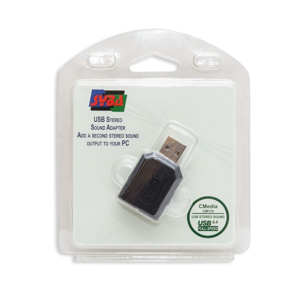 External USB Stereo Sound Adapter for Extra Audio Source