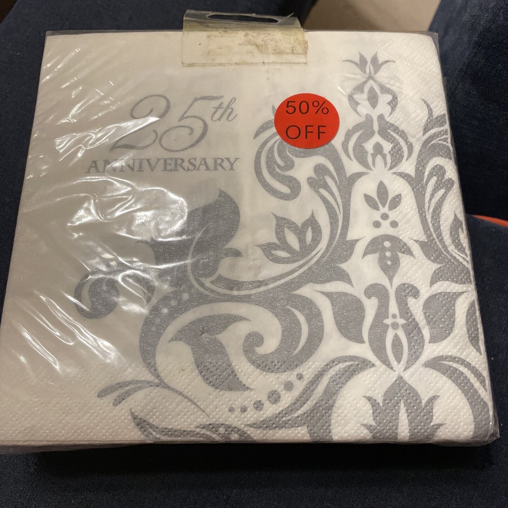 Paper Art 25th Anniversary paper napkins