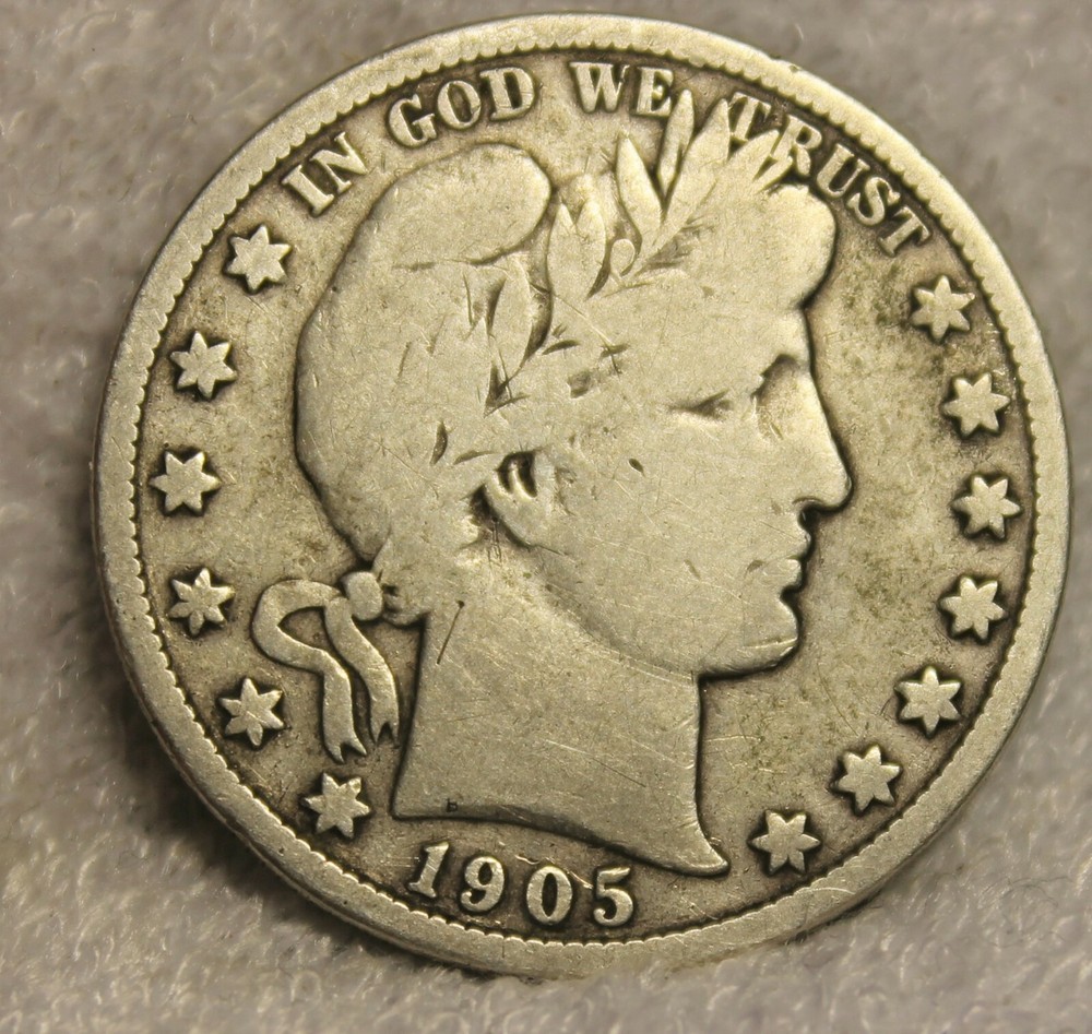 1905S barber half dollar
