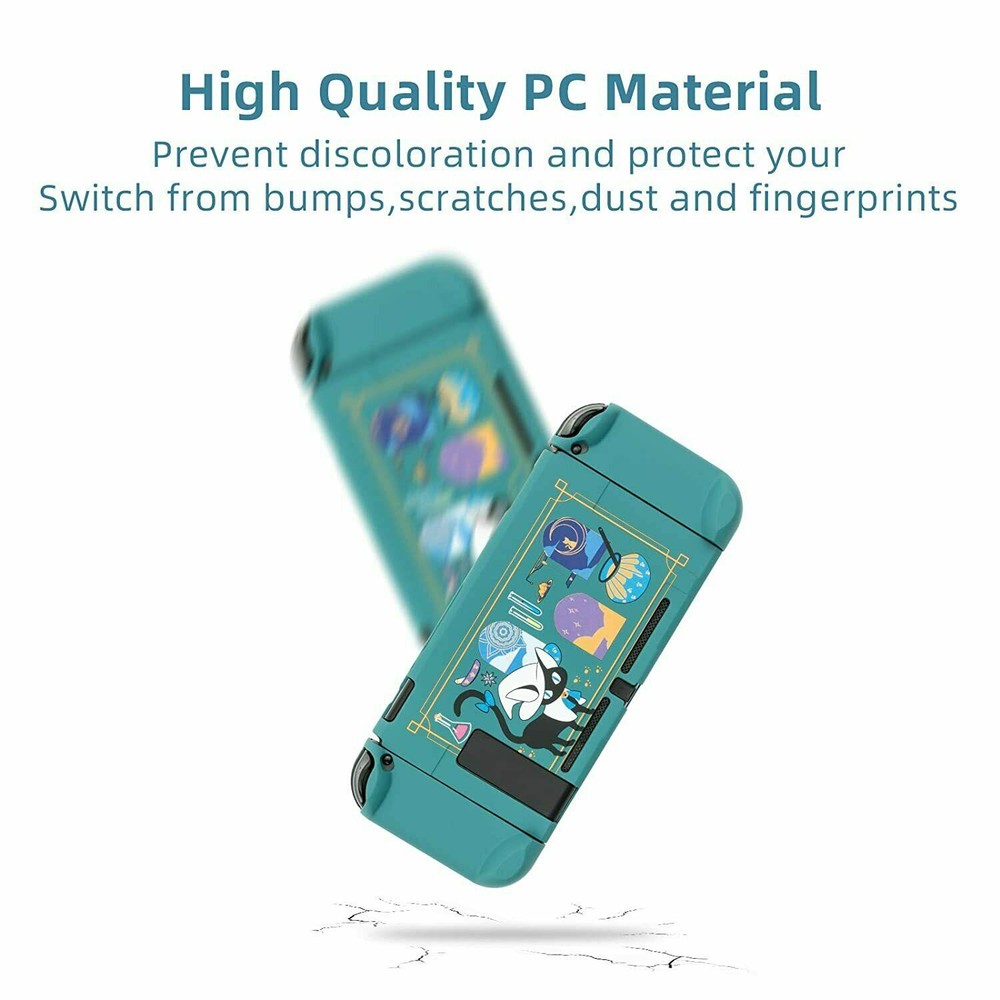 Geekshare Nintendo Switch Shell Alchemy Cat Cover Back Girp Protective Case