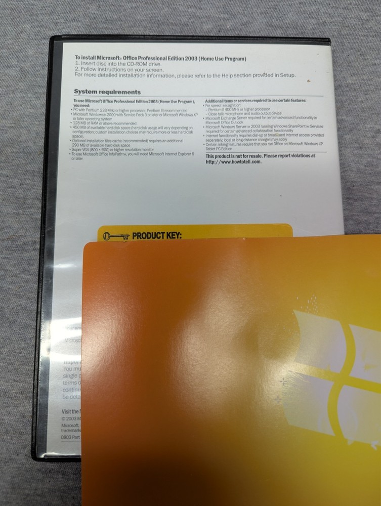 Microsoft Office Professional Edition 2003 with Product Key