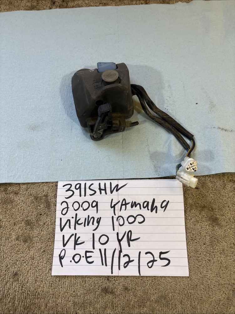 2009 Yamaha Viking 1000 VK 10 headlight switch warmer switch 391