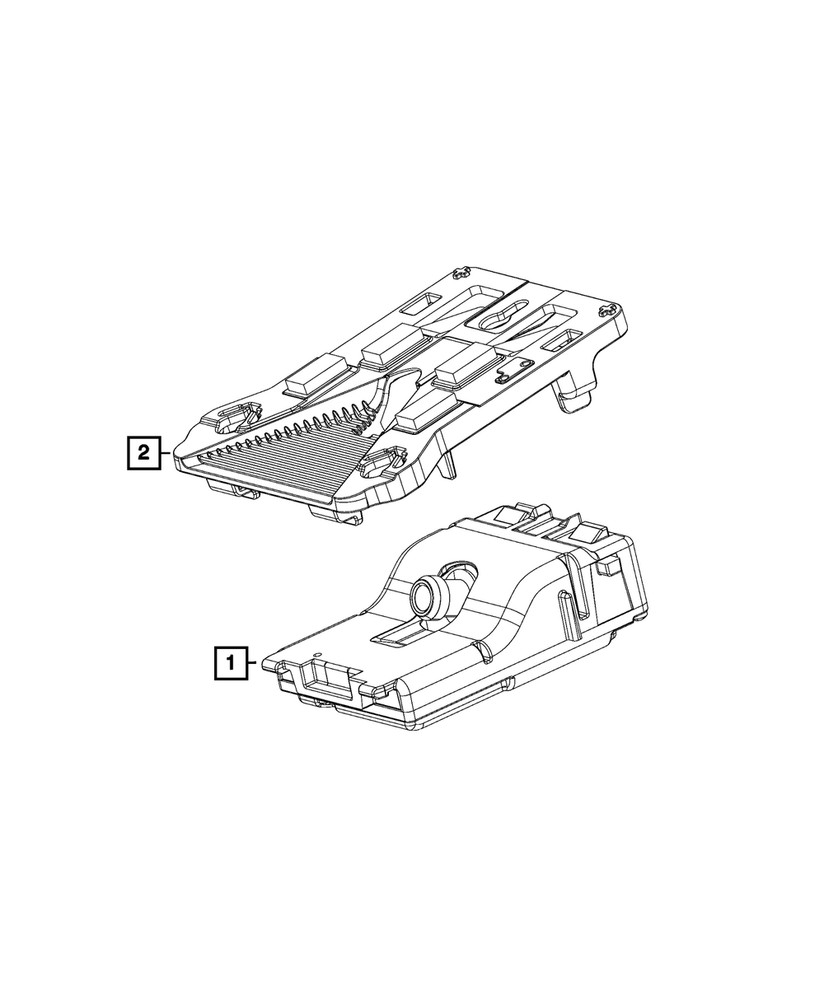 Genuine Mopar Lane Departure Warning Module 68498473AB