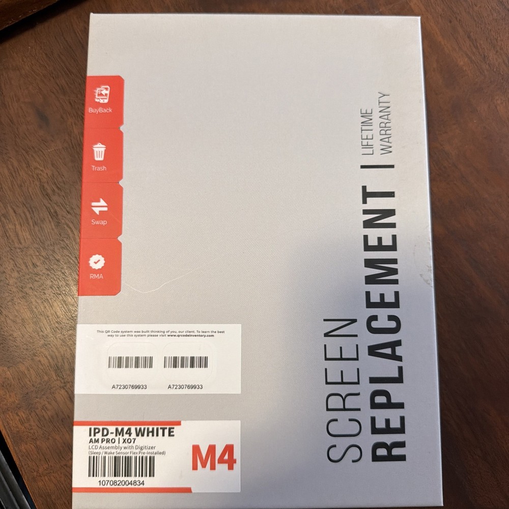 iPad Screen Replacement iPad-M4 White