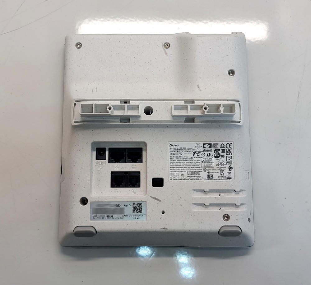 Poly Edge E550 IP Phone PoE Enabled