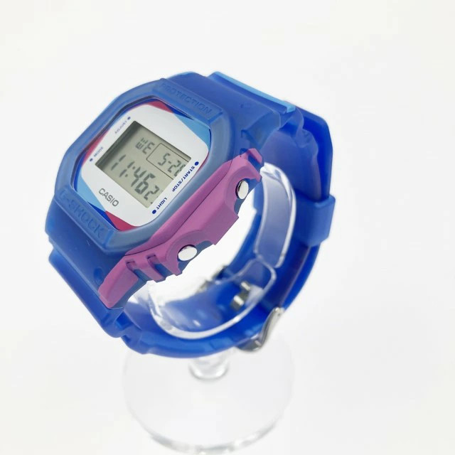 Used CASIO Casio G SHOCK DWE 5600PR Skeleton Quartz Replacement Band Box Instruc