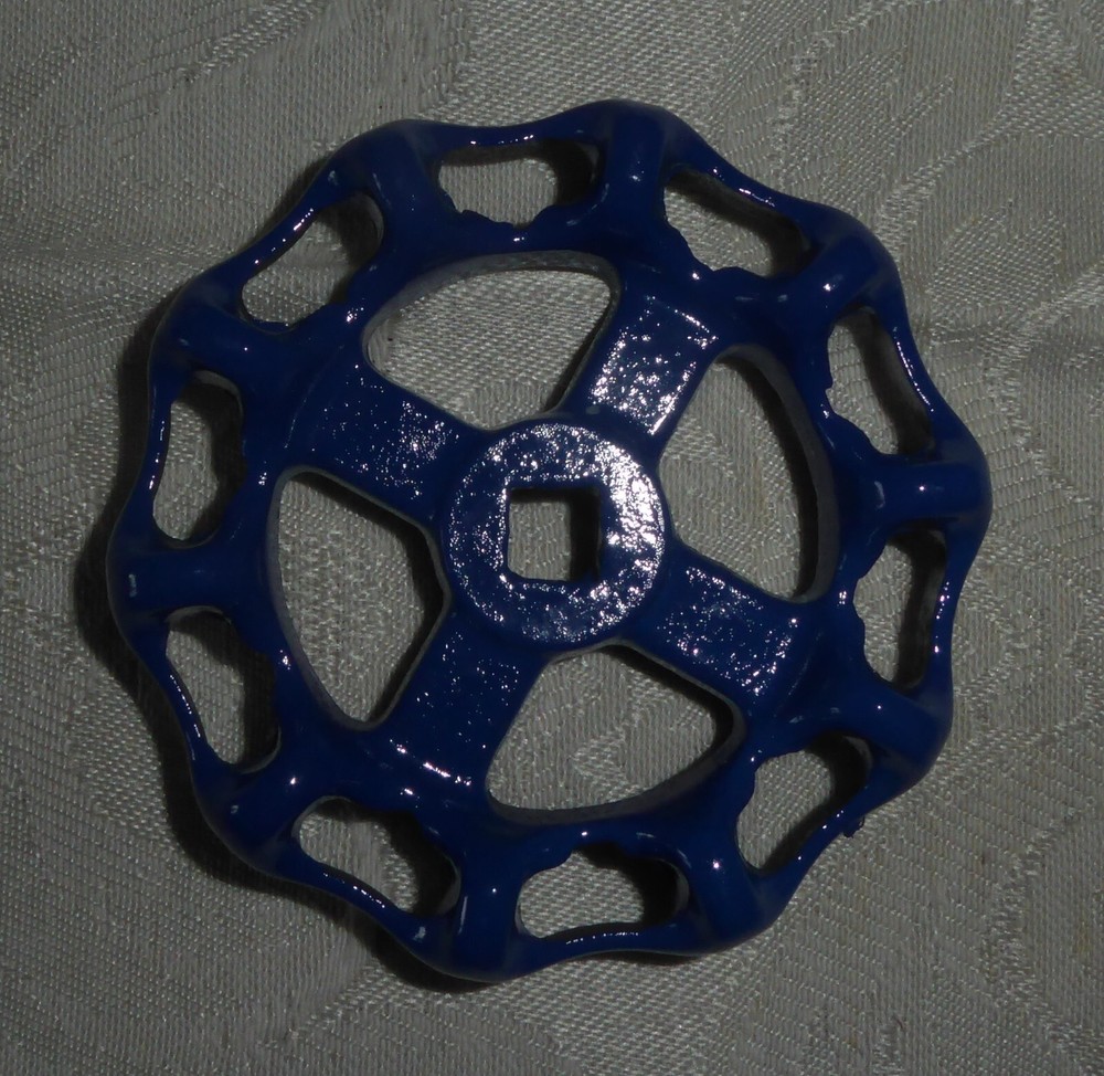 Vintage Blue Valve Handle