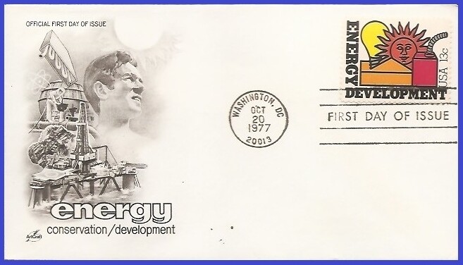 USA3 #1724 U/A ARTCRAFT FDC   Energy Development