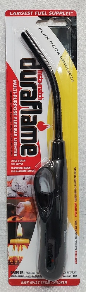 Insta-match Duraflame Multi-Purpose Flex Neck Bendable  Nozzle Flexible Lighter