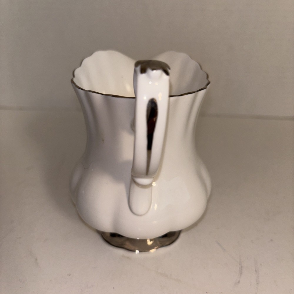 Royal Albert Chantilly Platinum Creamer
