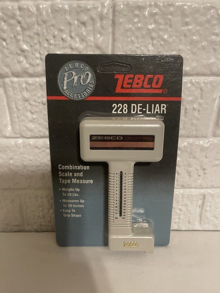 Zebco 228 De-Liar Combination Scale & Tape Measure (NEW)
