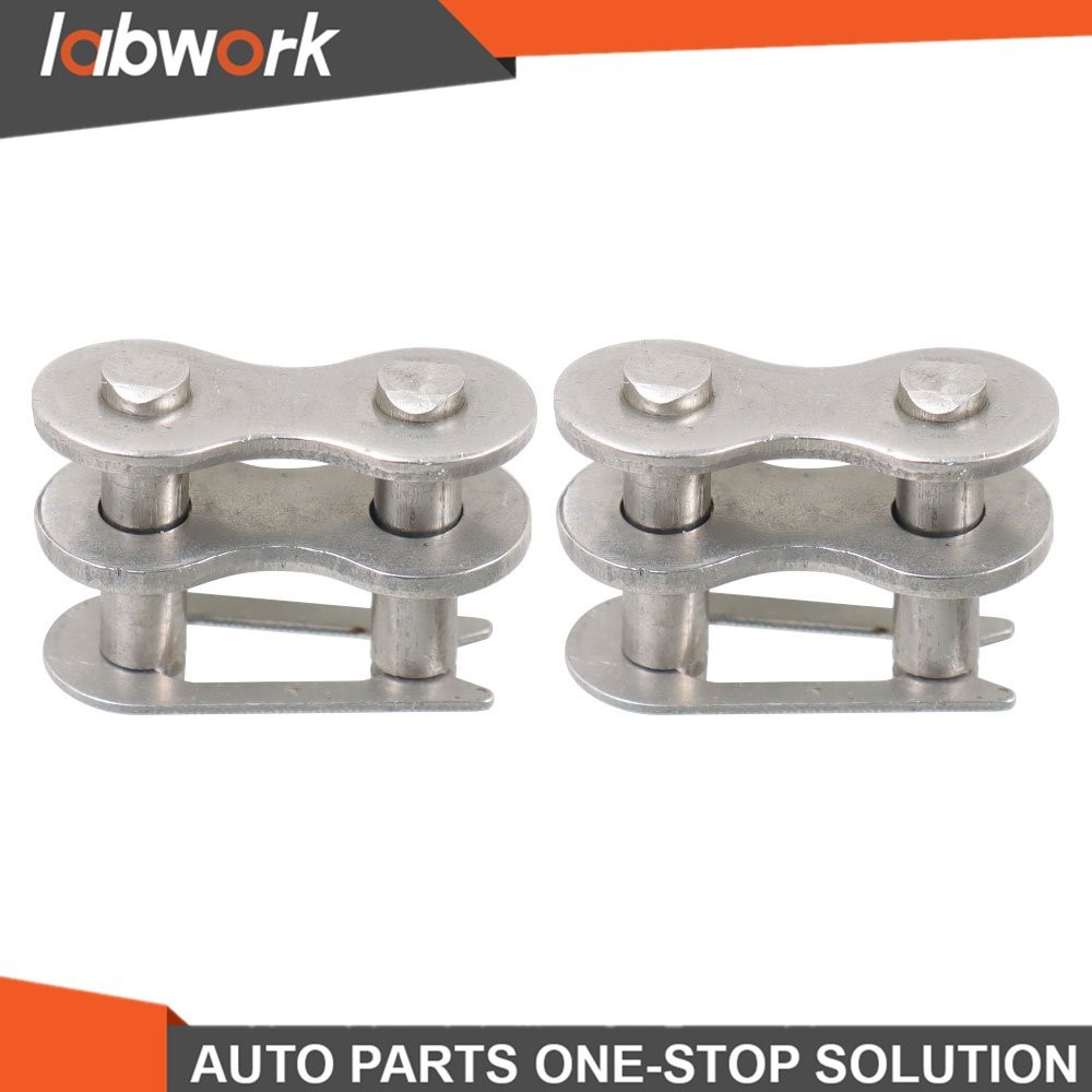 Labwork Roller Chain #50SS Stainless Steel 10 Ft With 2 Free Connecting Links
