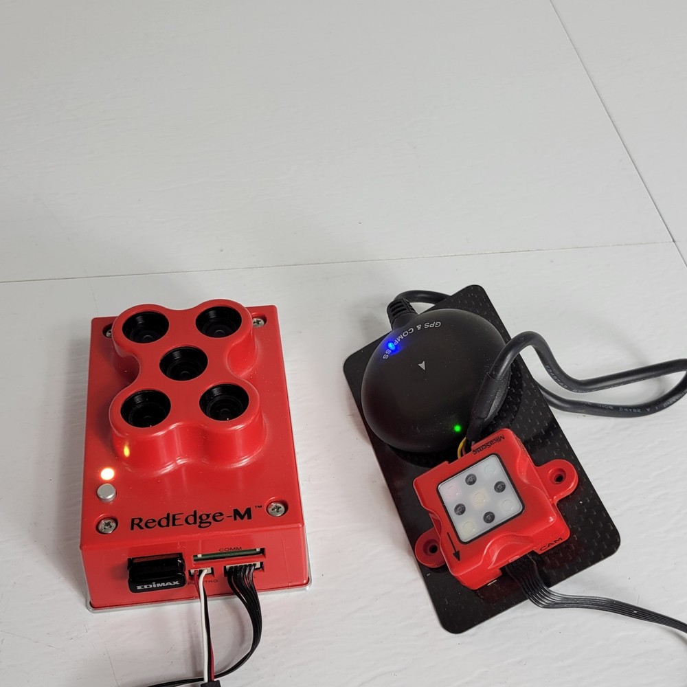 TESTED MicaSense RedEdge-M Downwelling Light Sensor Multispectral Camera GPS