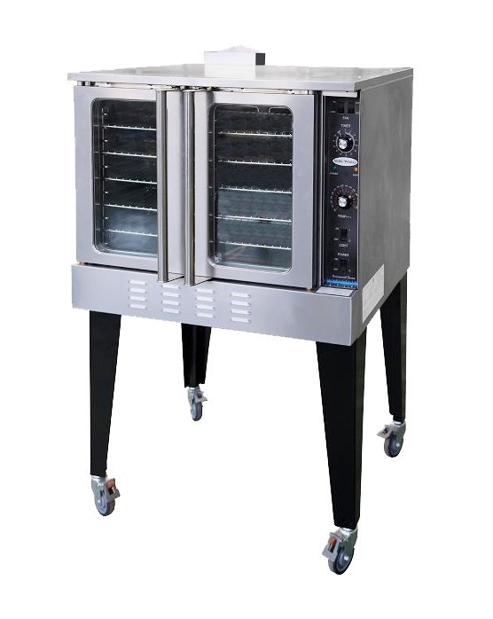 Serv-Ware SGCO-1 Single Deck Full Size Gas Convection Oven w/ Standard Depth,...
