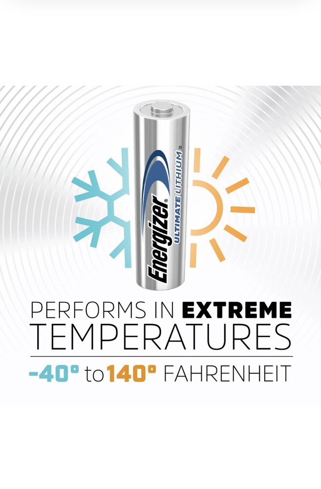 Energizer Ultimate Lithium AA Batteries - 24 Count (Exp: 12/2049)