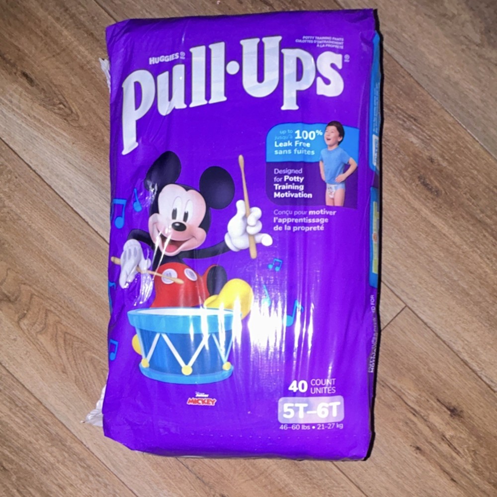 Pull-Ups Training Pants 5T-6T 40 Count for 46-60 lbs