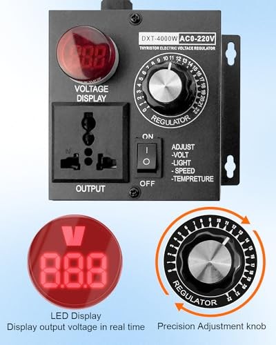 AC Motor Variable Speed Controller for Router Fan SCR Voltage Controller