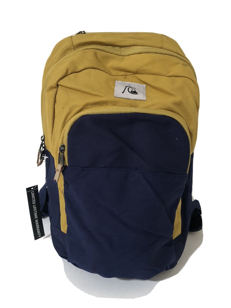 QuikSilver Backpack School blue yellow
