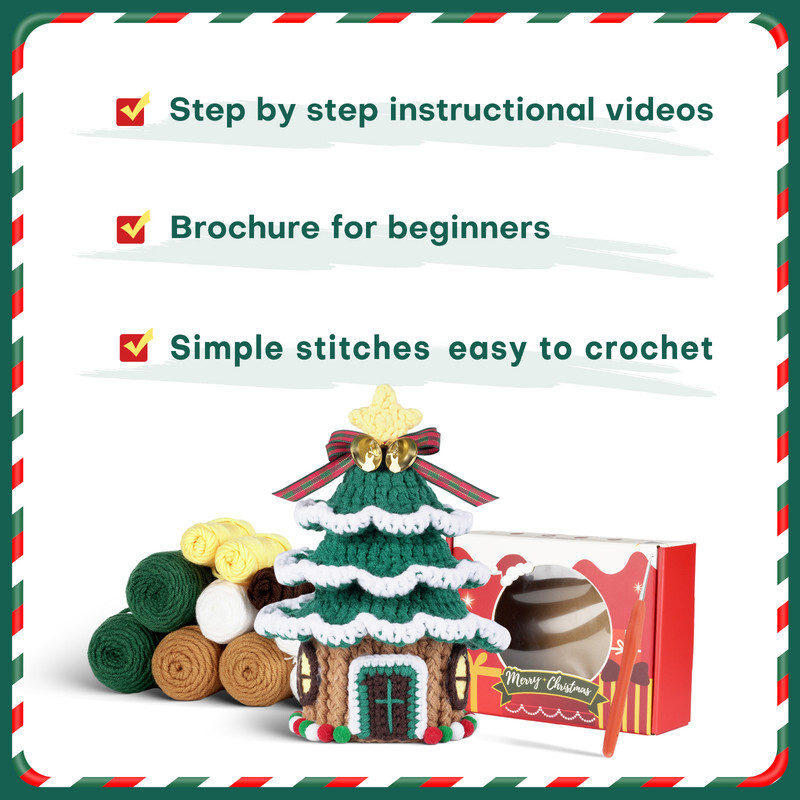 Crochet Kit Crochet Starter Kits DIY Kit Xmas Gift