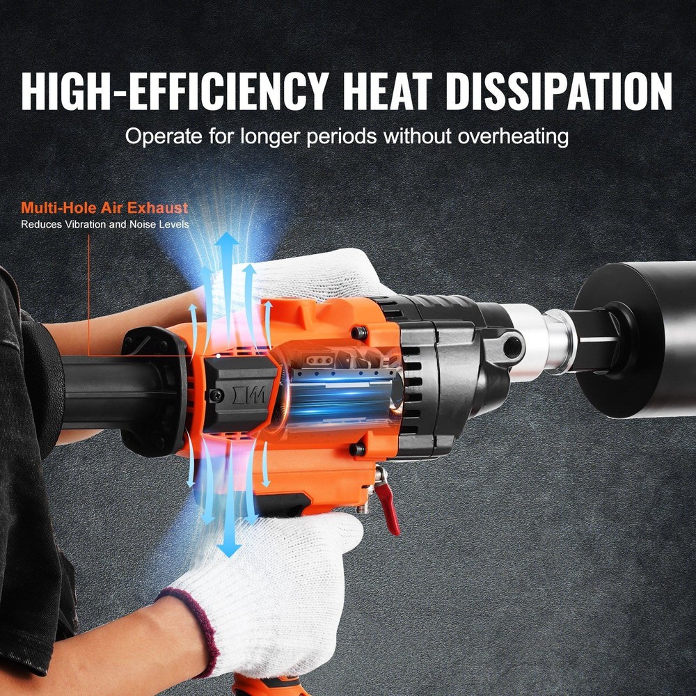 Universal Core Drill 2000W 20-160mm Handheld Worksite Essential