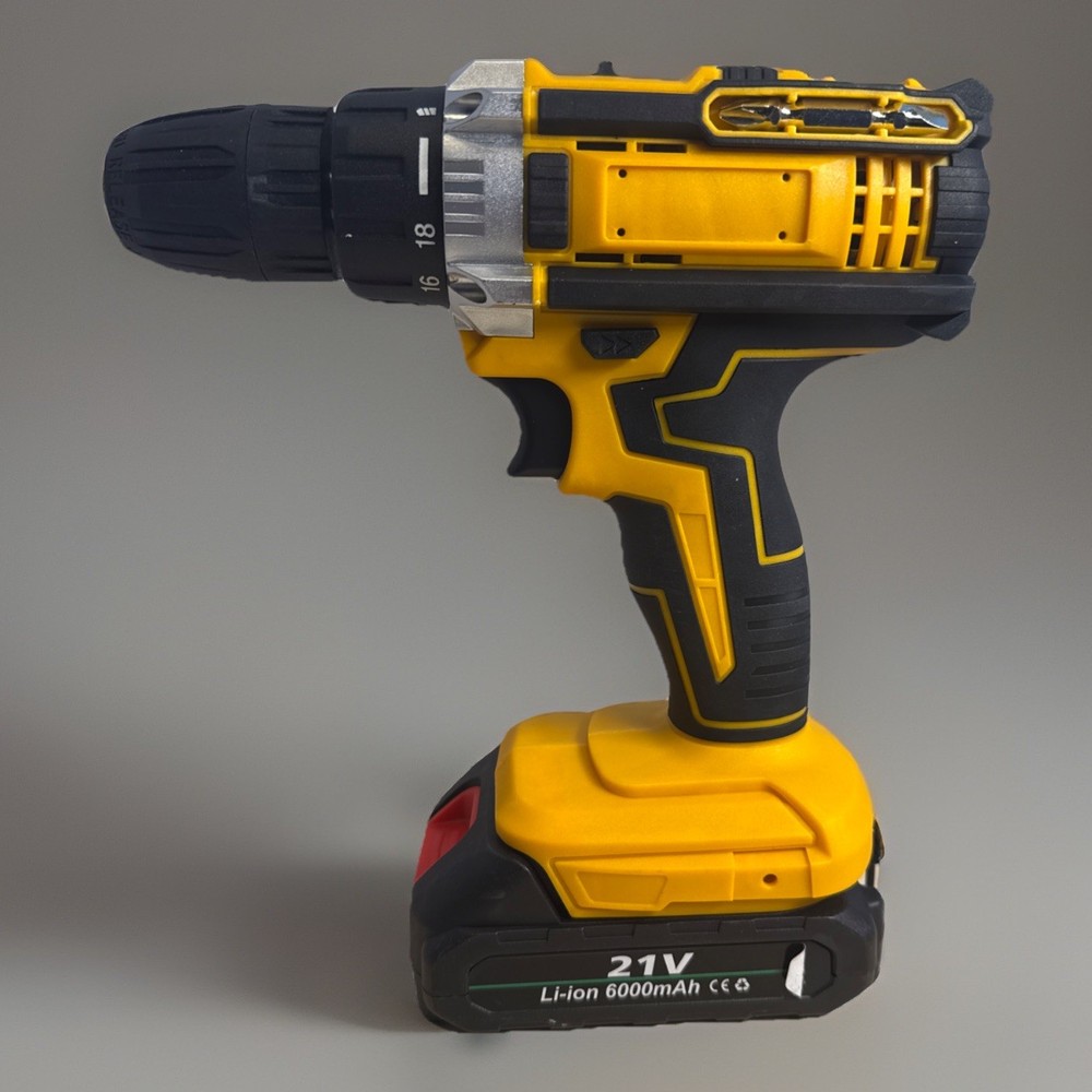 21V Cordless Drill Battery Charger, Drill Bits, Bits, Sockets, Flex Shaft, Case