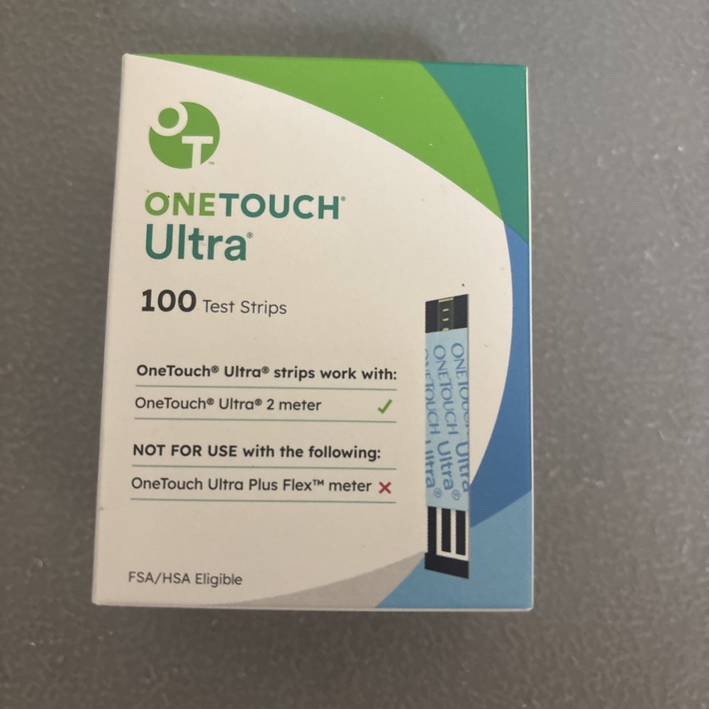 one touch ultra test strips 100($ 20Ea Box) Exp.5/31/26