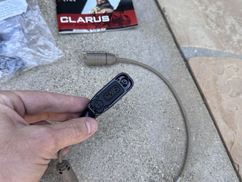 Silynx CLARUS Clarus Hearing Protection, and communication kit. Tan.