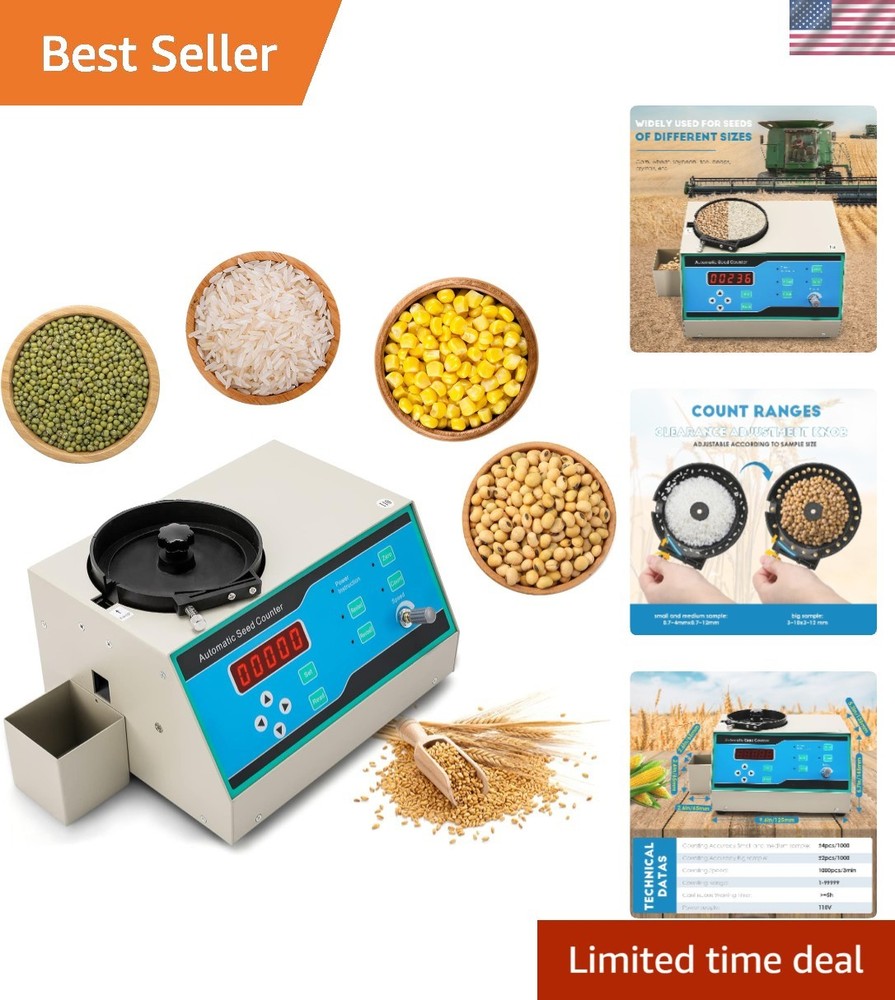 Digital Automatic Seed Counter Vacuum Grain Seed Wheat Counting Machine