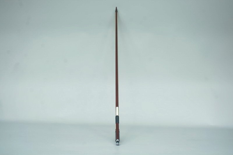 Master Piece!A Pernambuco Violin 4/4 Bow,silver mounted!Unique forg!Professional
