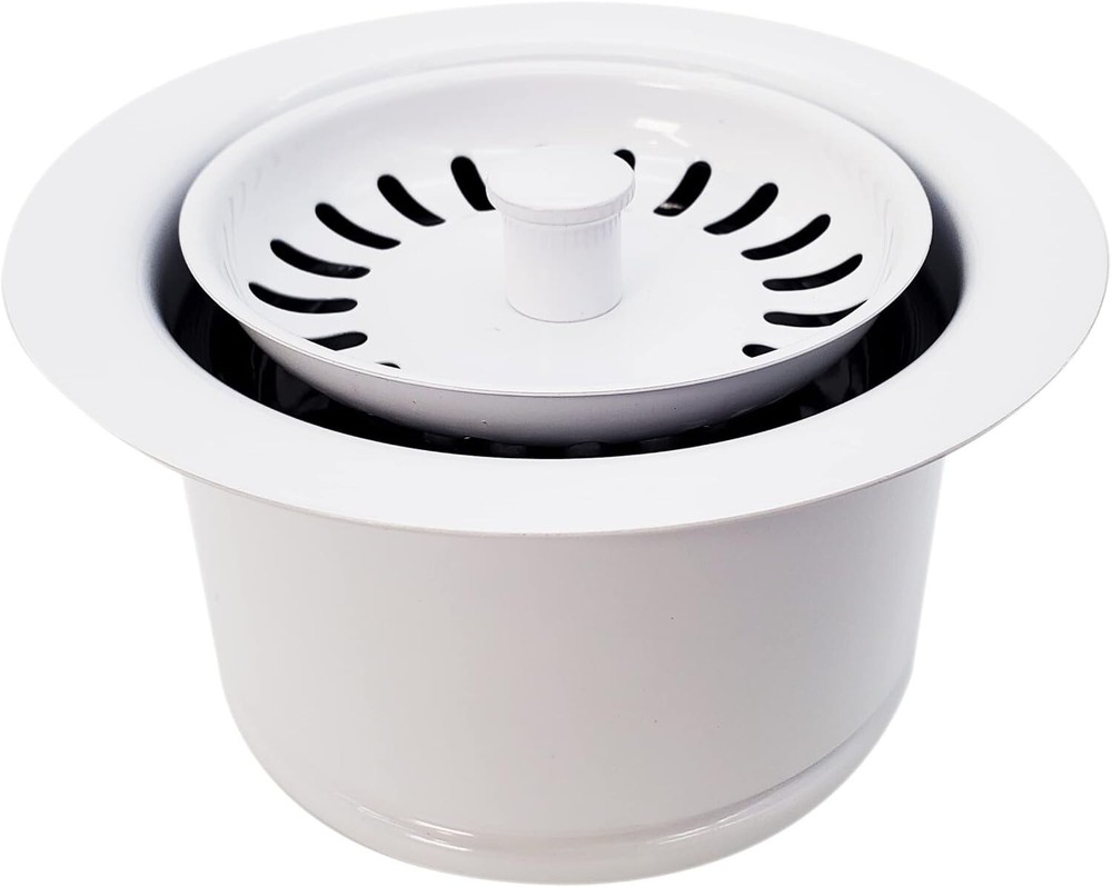 D2082S-50 3-1/2" Extra-Deep Collar Kitchen Sink Waste Disposal Flange&Strainer