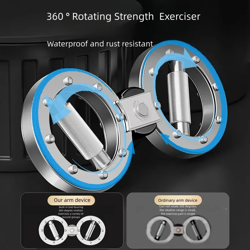 Spinning Burn Rotator Forearm Arm Workout Equipment Strength Exerciser For Boxin