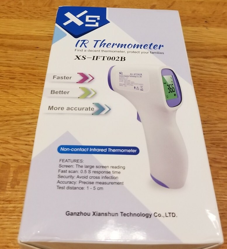 IR THERMOMETER XS-IFT002B. New In Box