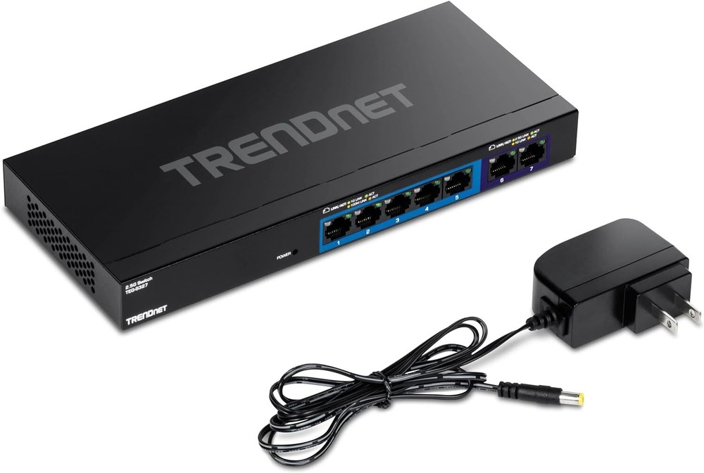 TRENDnet TEG-S327, 7-Port Multi-Gig Switch
