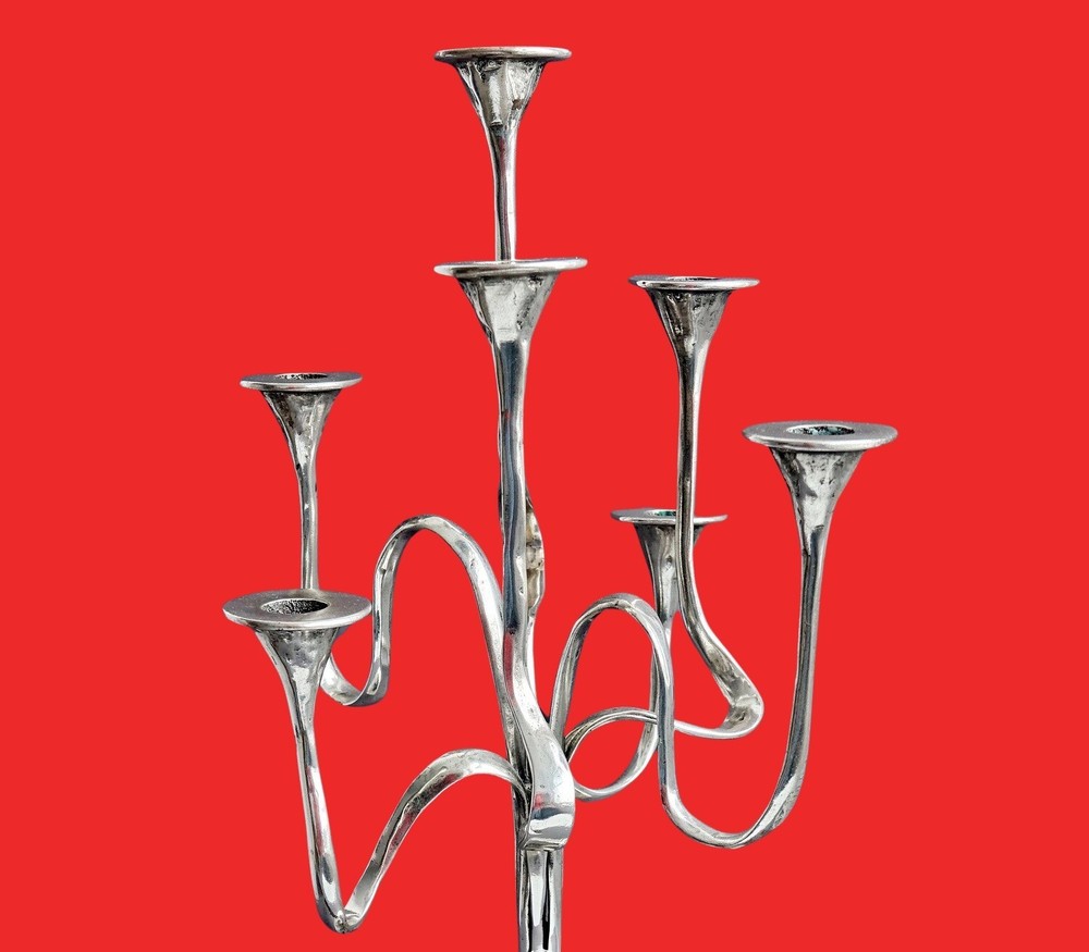 Antique Designer Candelabrum, 7 Flame Candelabrum 47 Cm