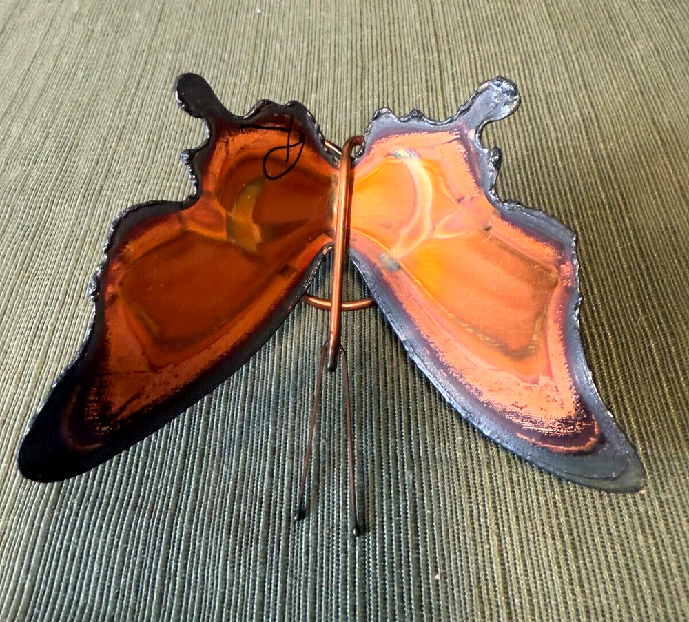 Copper Butterfly Decoration Handmade